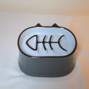 Y YHY Slow Feeder Cat or Dog Bowl Elevated Food Bowl Tilted Design Dry\Wet Food